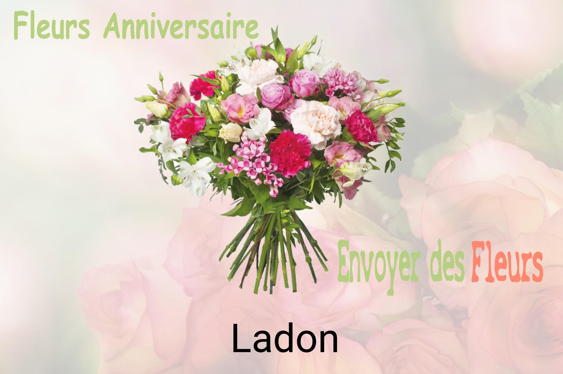 Bouquet de fleurs d’anniversaire livré à Ladon